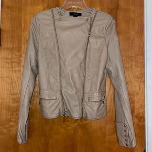 Camel leather jacket